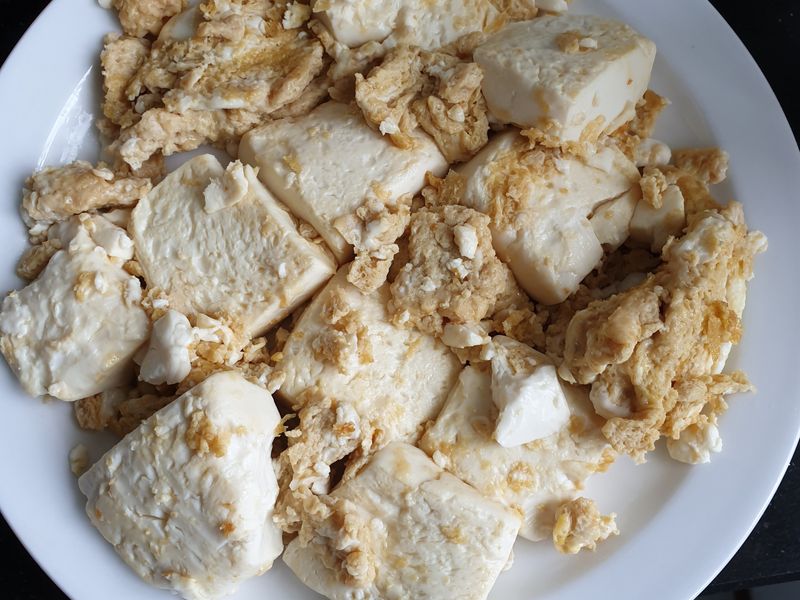 豆腐炒蛋