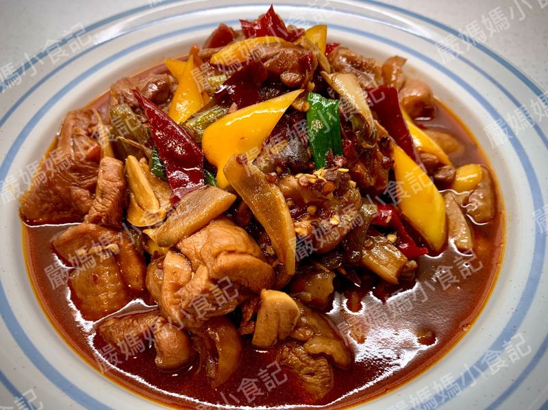 泡仔薑炒腿肉