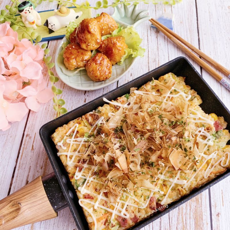 米飯大阪燒