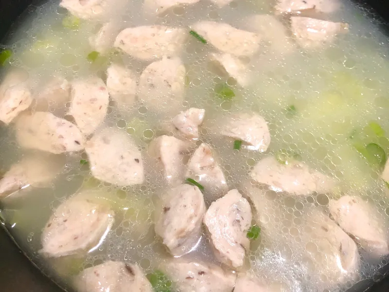 香菇貢丸刺瓜湯