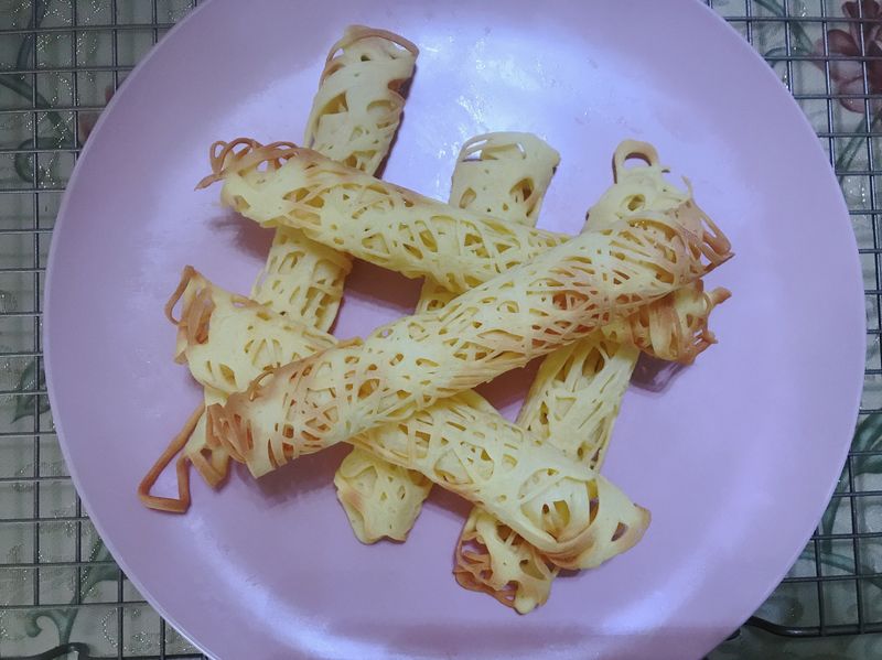 蕾絲蛋捲