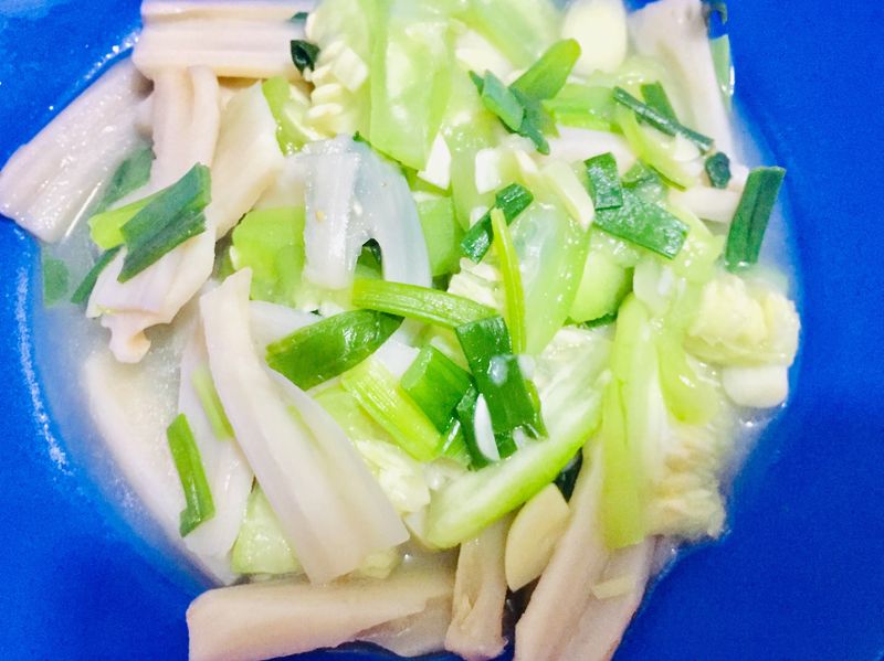 黑椒絲瓜蓮藕