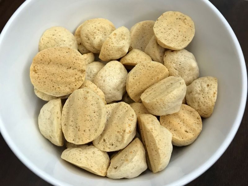 寶寶吃「好好吃😋香蕉優格蛋白溶豆」