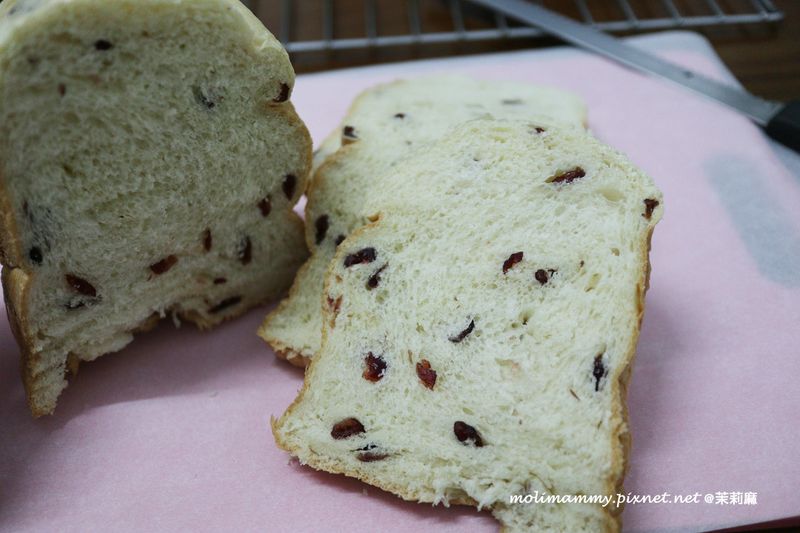 蔓越莓乾吐司(茉莉麻私房食譜)