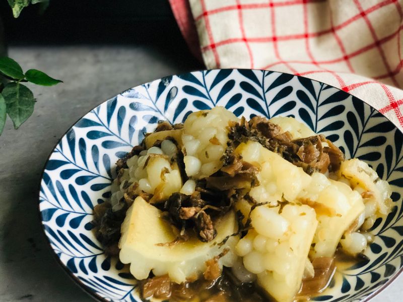 福菜肉末苦瓜