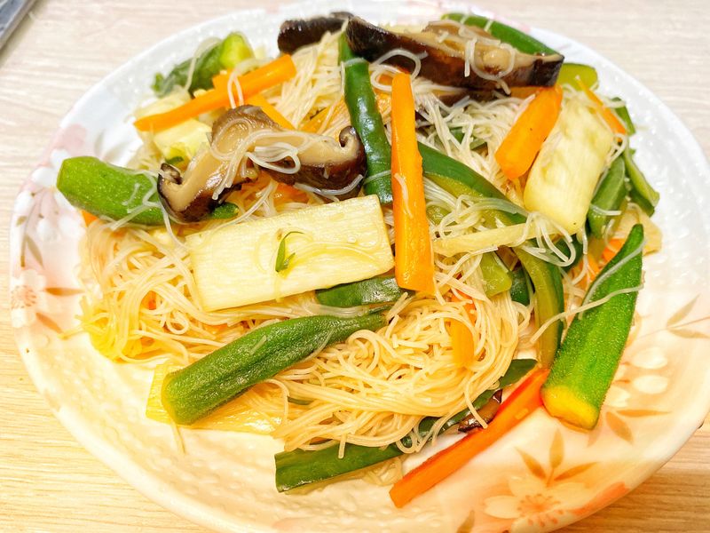 素炒米粉