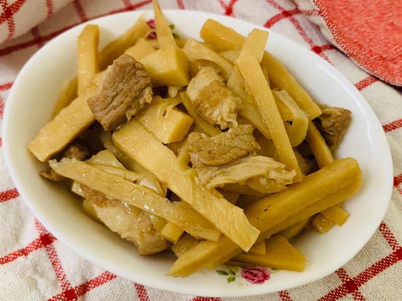 滷竹筍肉絲