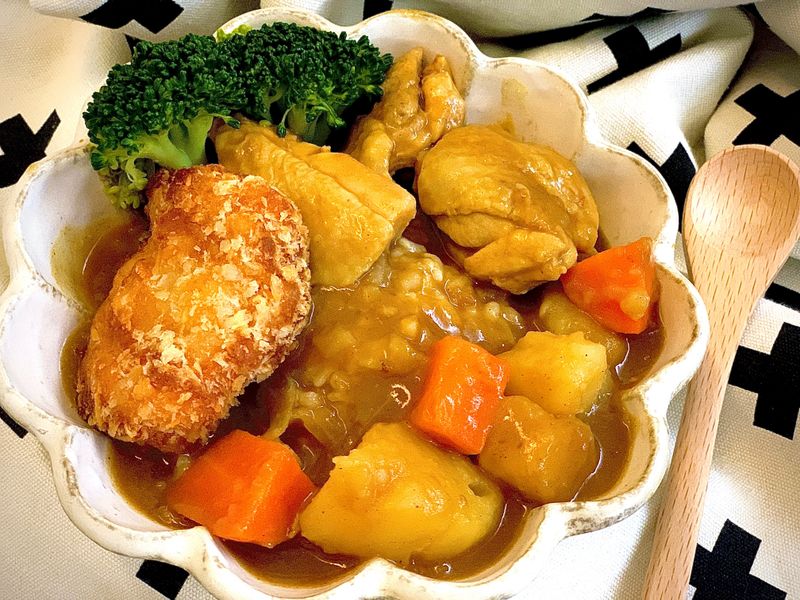 咖哩雞(新手簡單料理vs吃剩咖哩大變身)