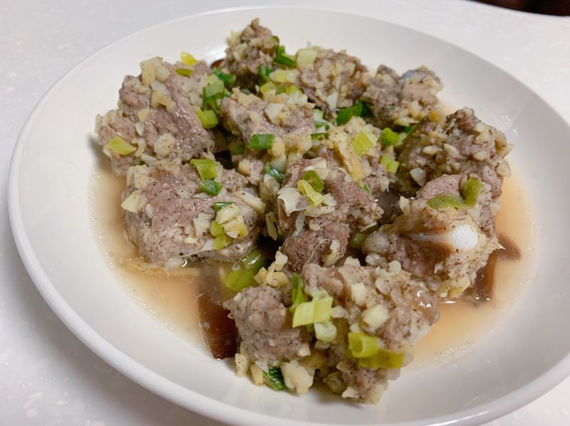 蒜茸蒸排骨