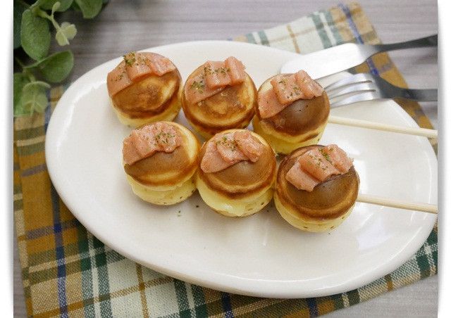 好可愛「明太子起士球」濃郁鮮味、好好吃。