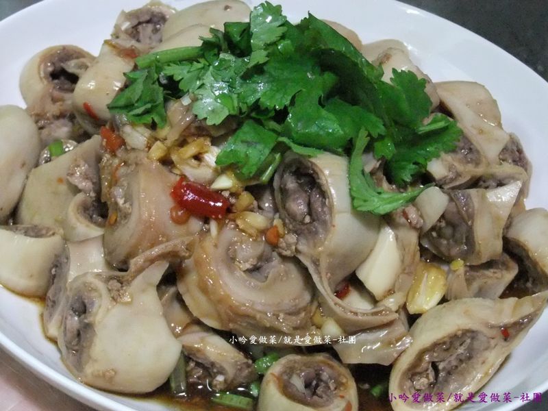 小吟愛做菜~蒜味涼拌生腸