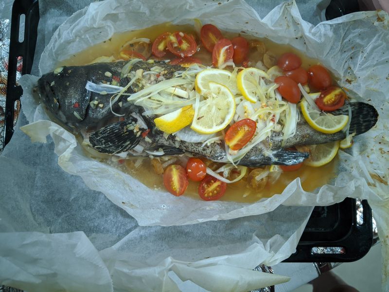 檸檬紙包魚