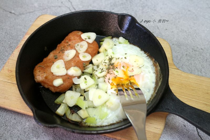 元氣早餐香蒜餐肉蛋