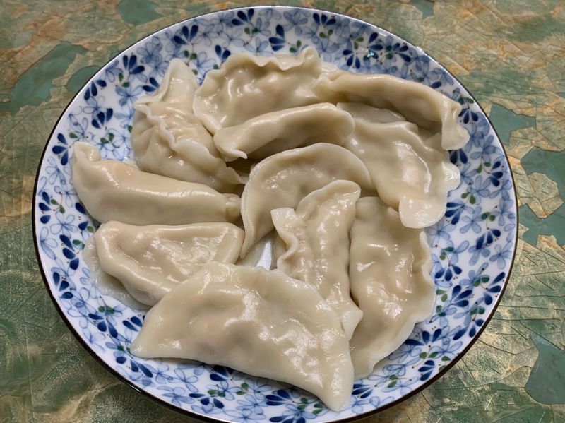 韭黃蝦仁水餃