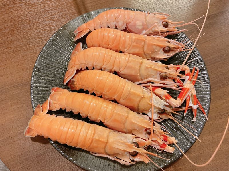 蒸煎角蝦