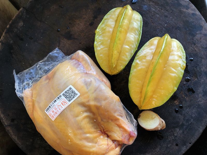 電鍋雞湯:楊桃香菇雞湯(超推薦!非常清甜
