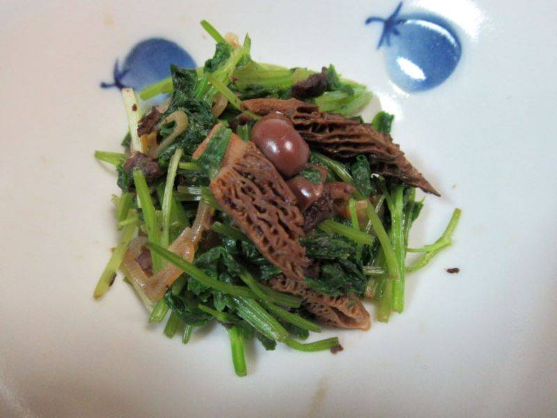 羊肚菌芹菜