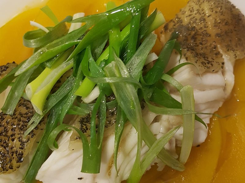 南瓜蒸魚