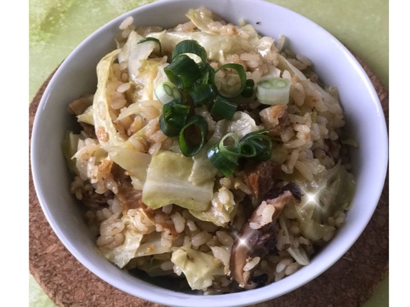 高麗菜飯(電子鍋版)