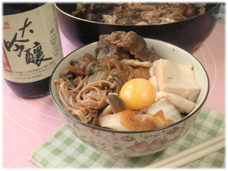 大吟釀薄鹽醬油~和風壽喜燒