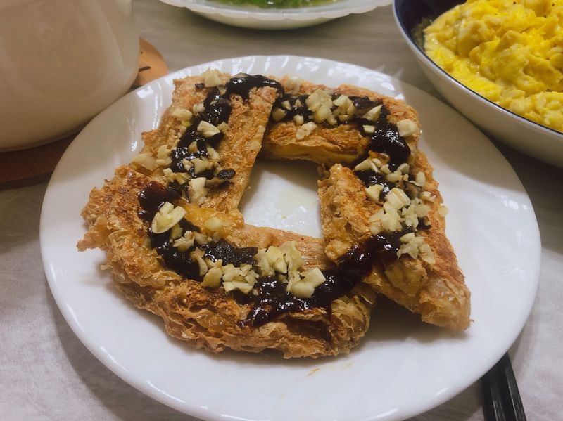 香煎蒜味豆皮