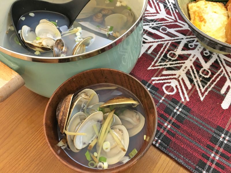 薑絲蛤蠣湯