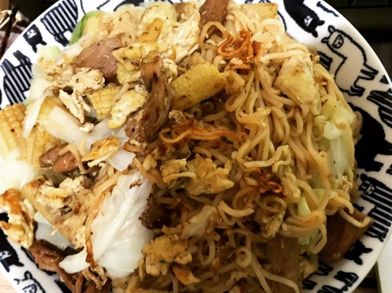 炒泡麵