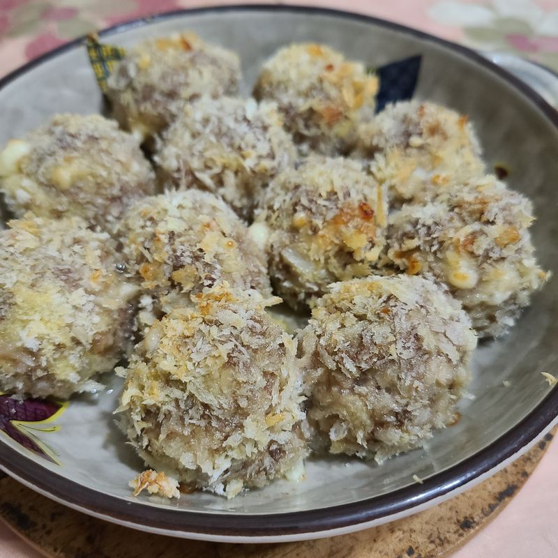 氣炸起司牛肉丸