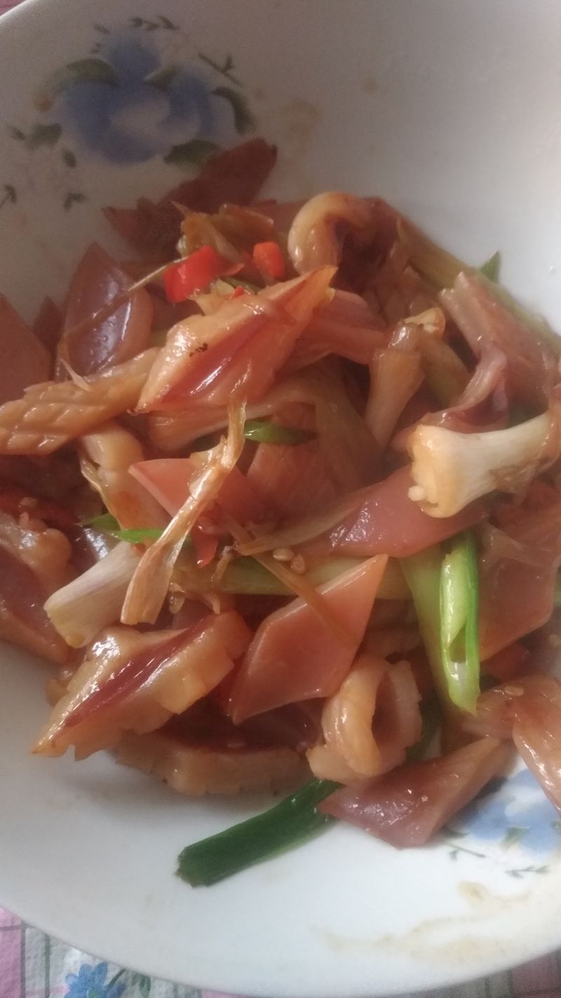熱炒蒜辣鮮魷