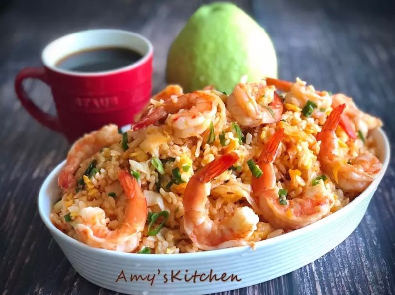 茄汁蝦仁炒飯