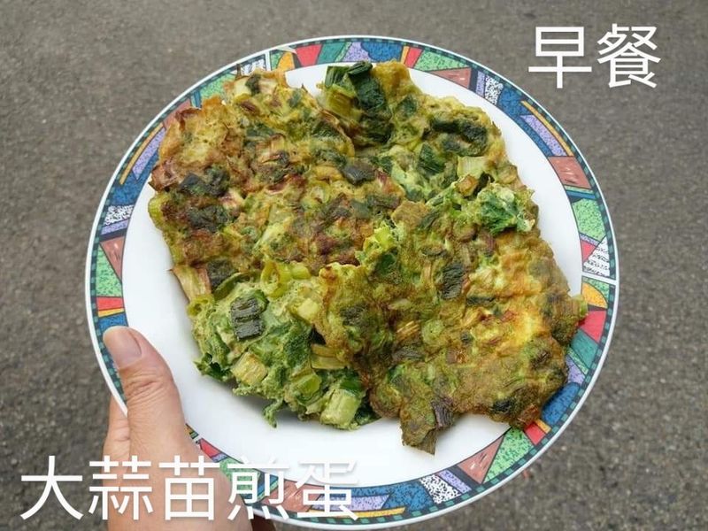 大蒜苗煎蛋
