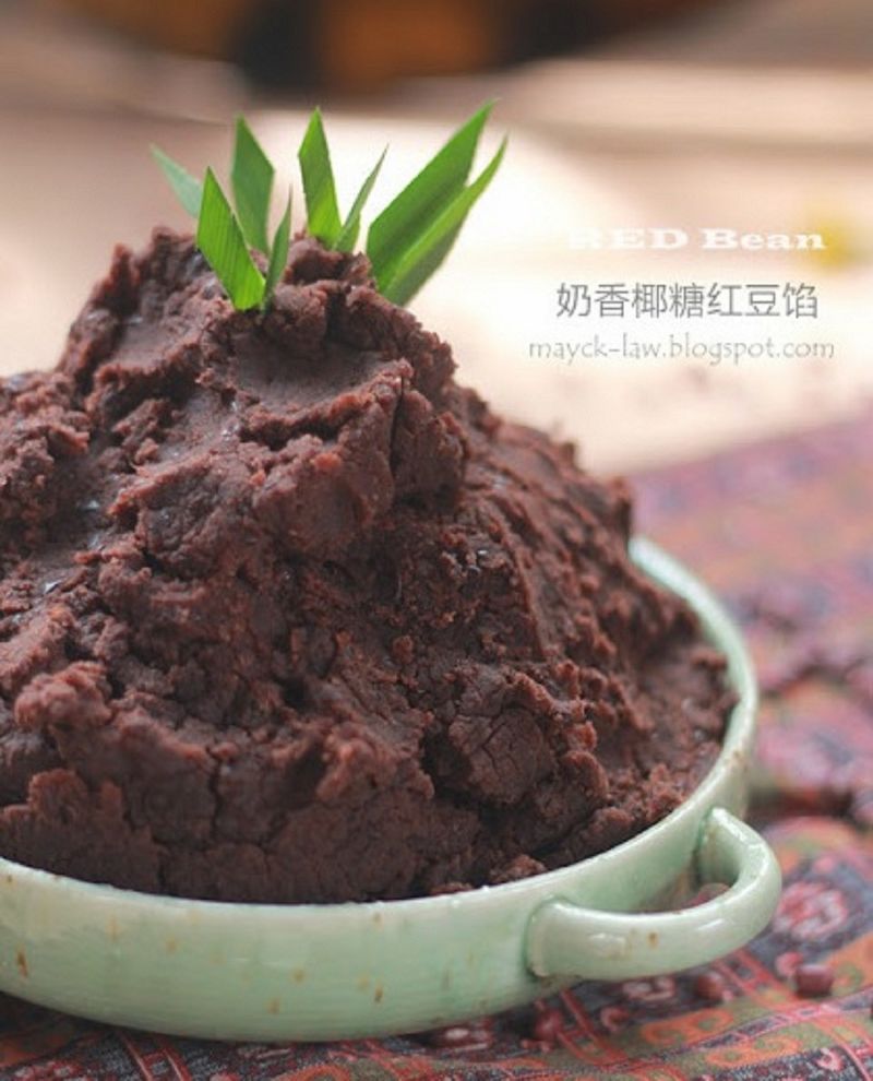 奶香椰糖豆沙餡