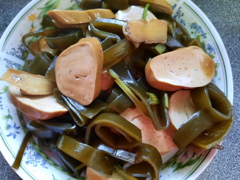 炒海帶豆雞