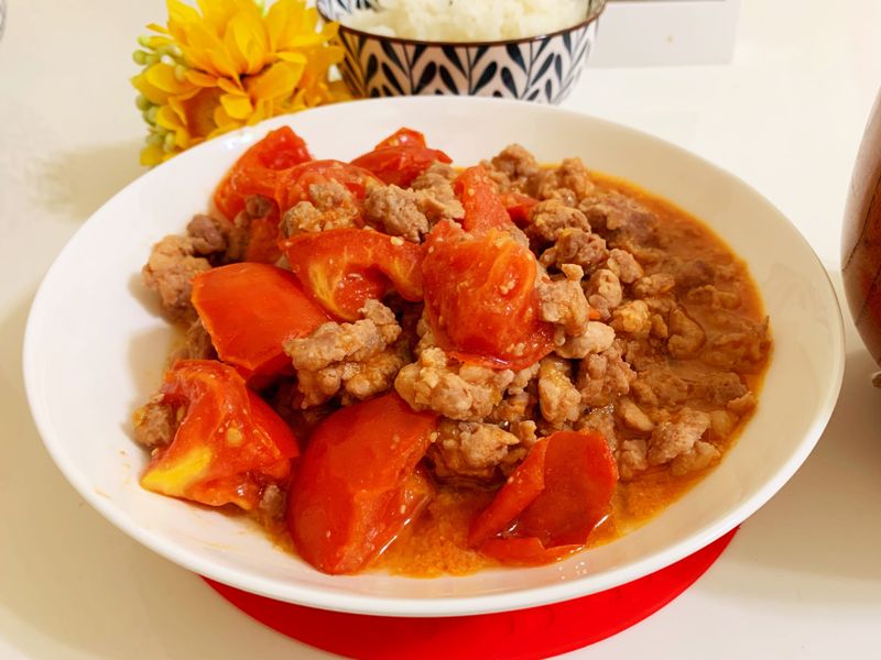 味噌炒番茄肉末