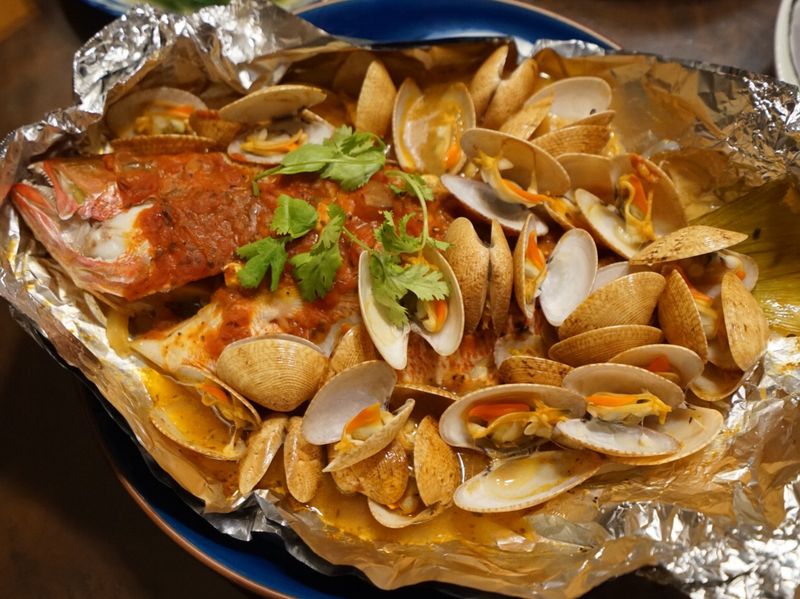 義式海鮮烤魚