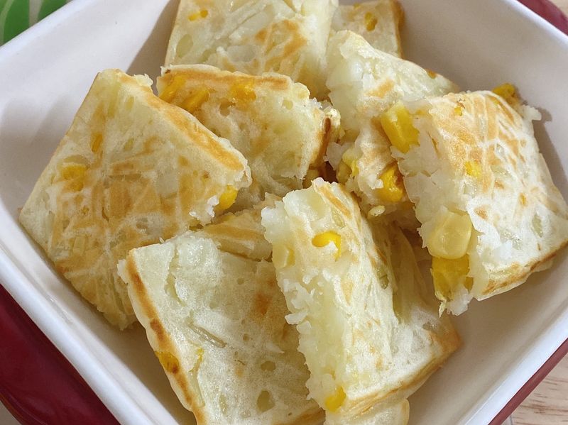 玉米甜薯餅