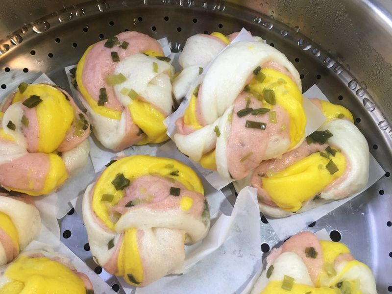 蔥花捲饅頭