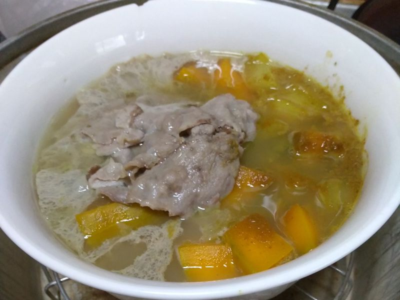 南瓜豬肉咖哩