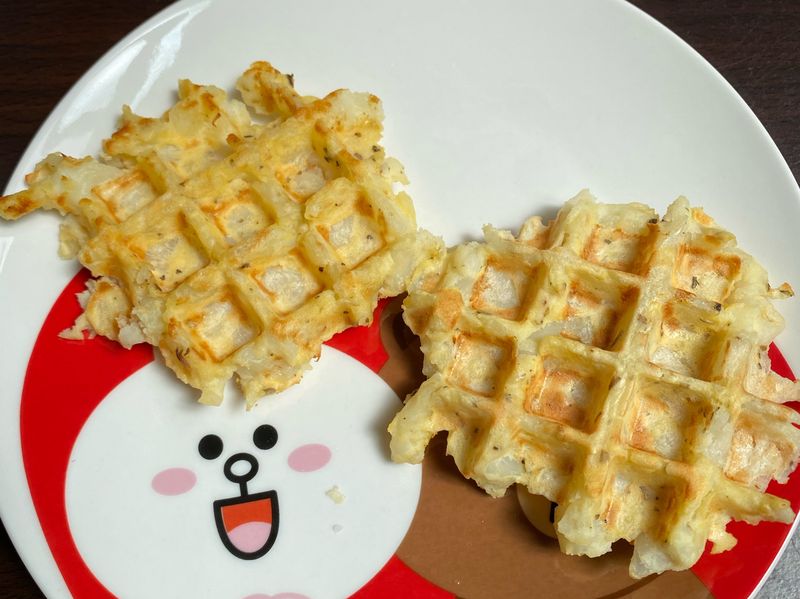 熱壓格子薯餅