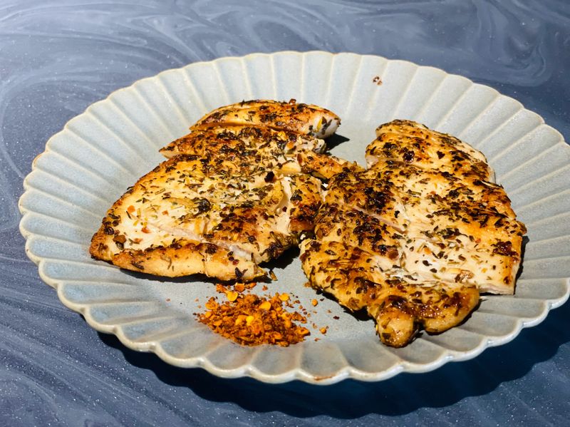 乾煎香料雞胸肉