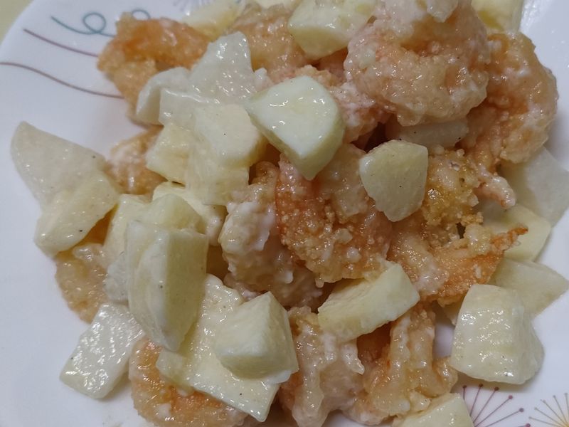 果粒蝦球