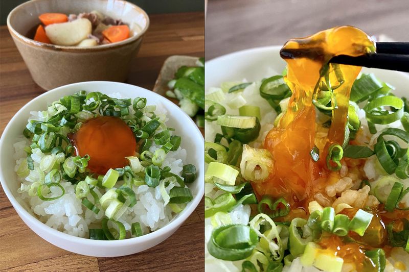 醬油漬蛋黃飯