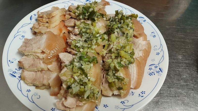 蔥薑醬五花肉