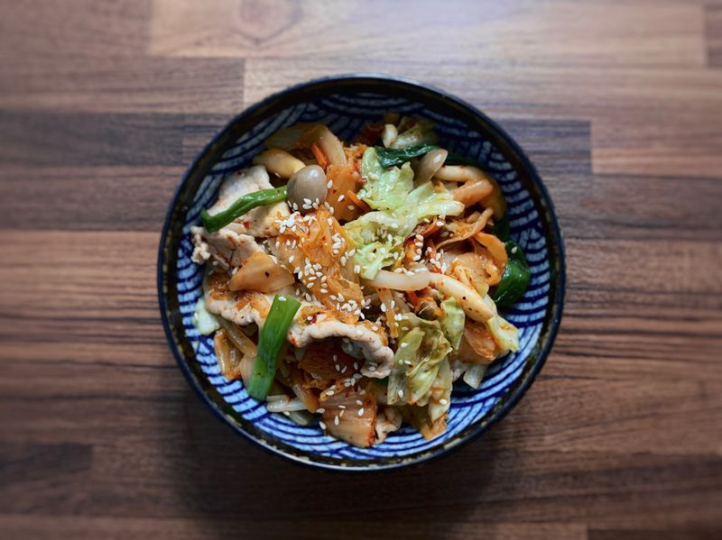 泡菜炒豬肉