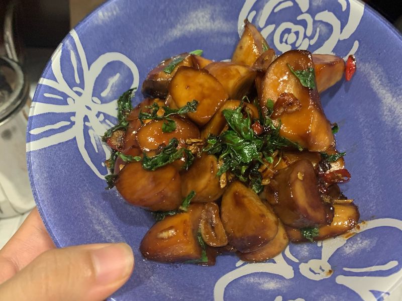 三杯杏鲍菇