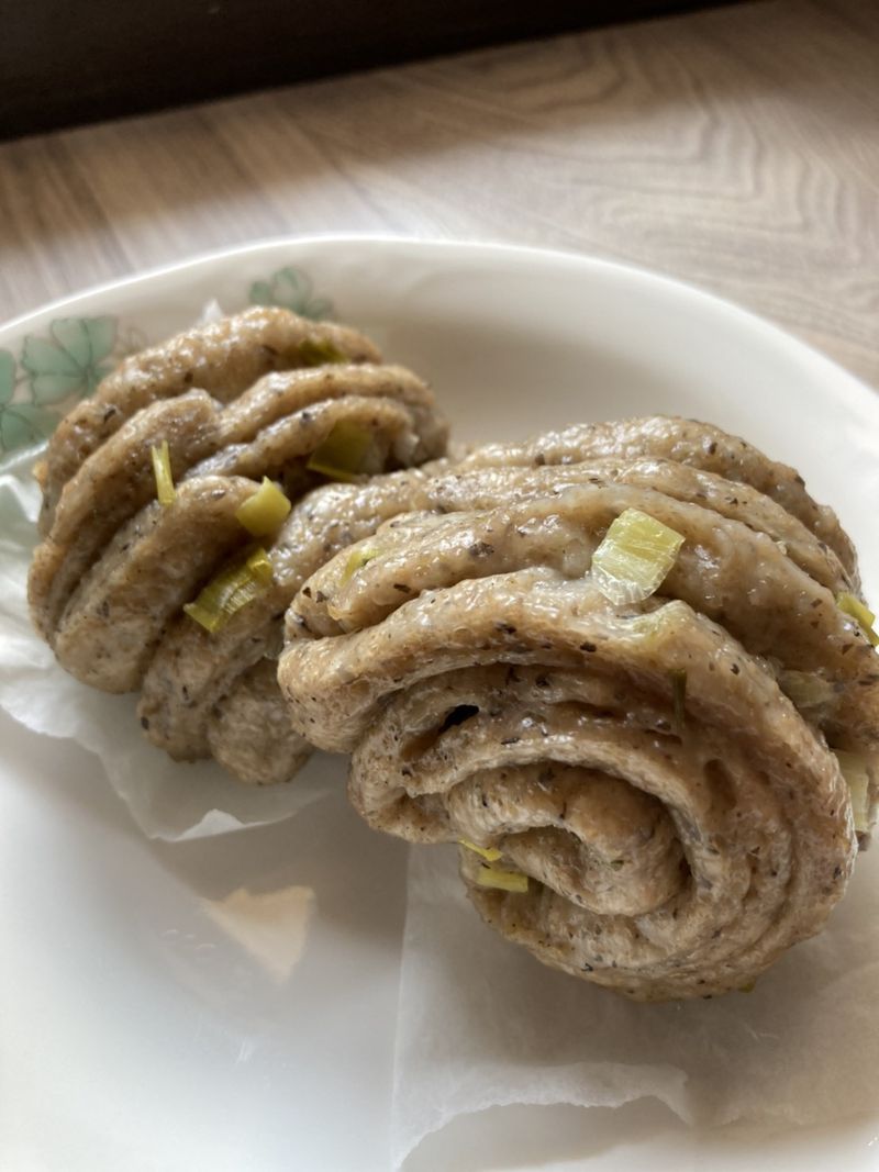 豆渣蔥花捲