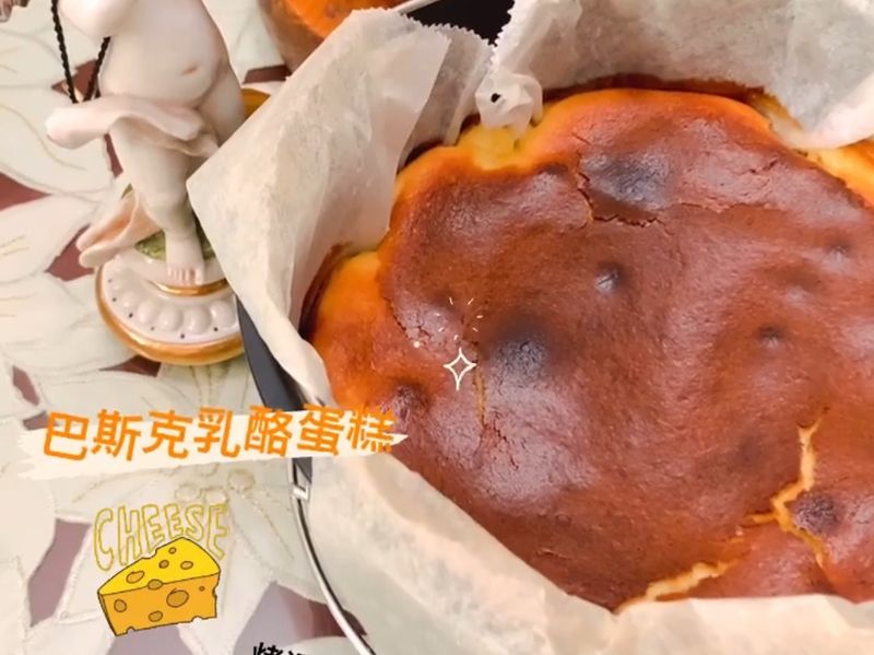 巴斯克乳酪蛋糕(水波爐)
