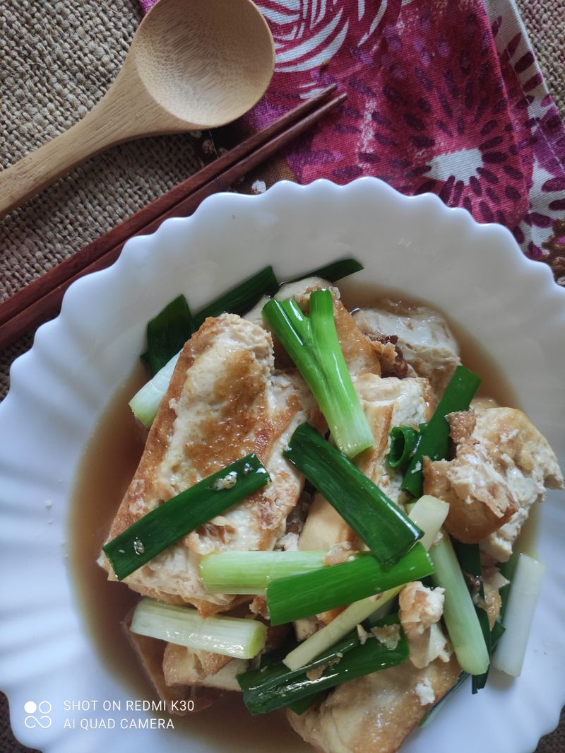 蔥燒豆腐