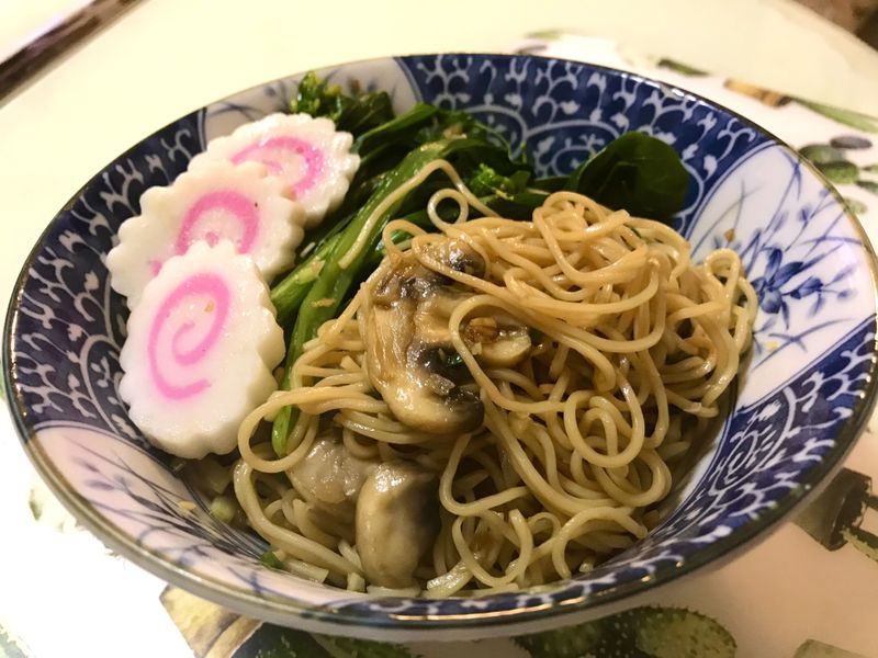 蒜香乾拌麵