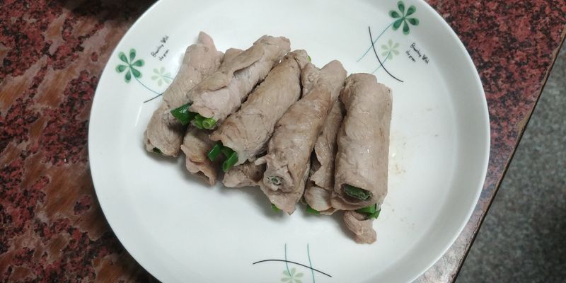 青蔥豬肉捲